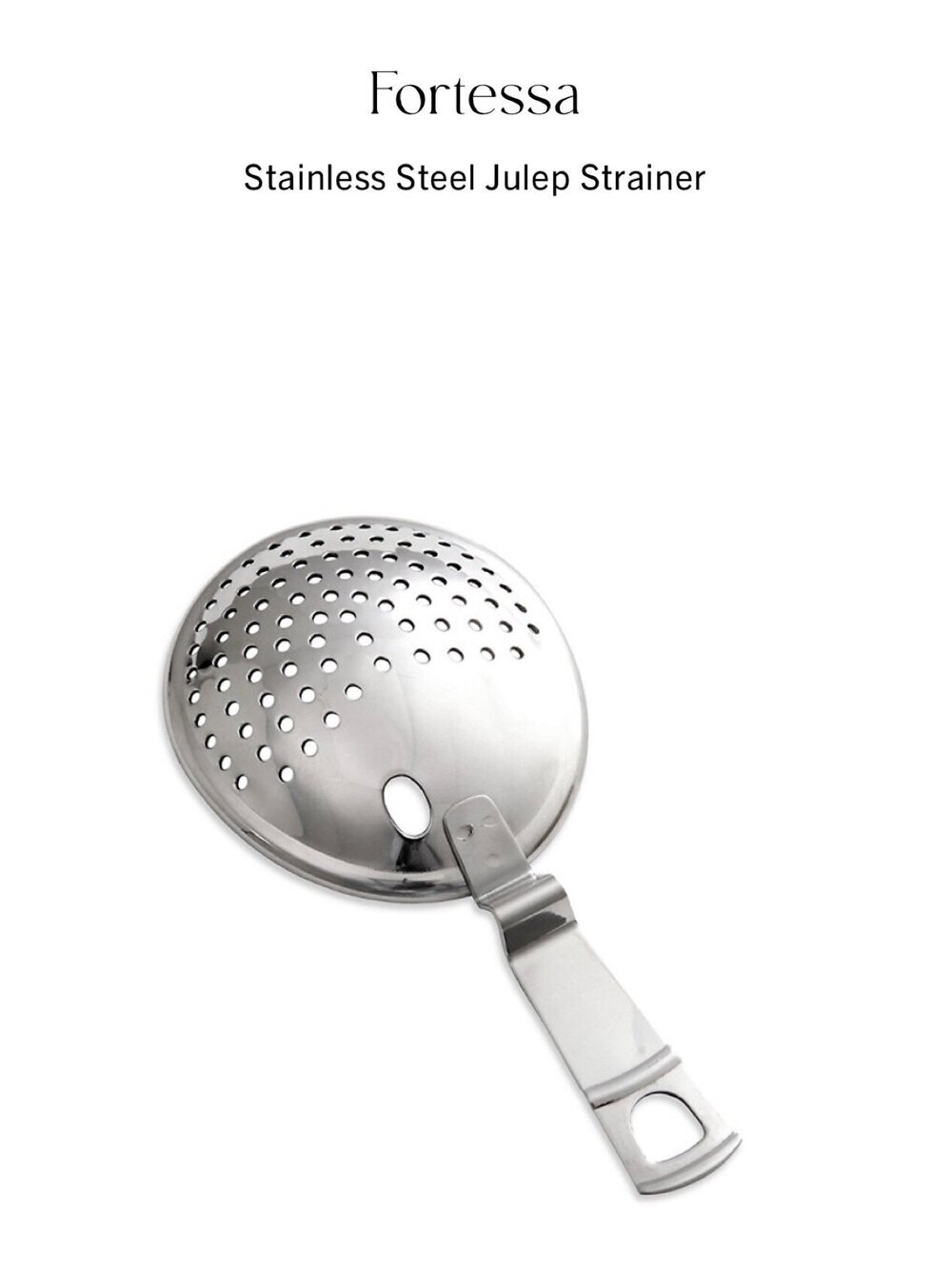 Crafthouse Fortessa Strainer mixologist julep metal barware bar smash cup new